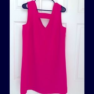 Pink summer light sleeveless dress